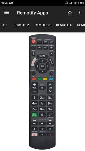 Panasonic TV Remote screenshot 2