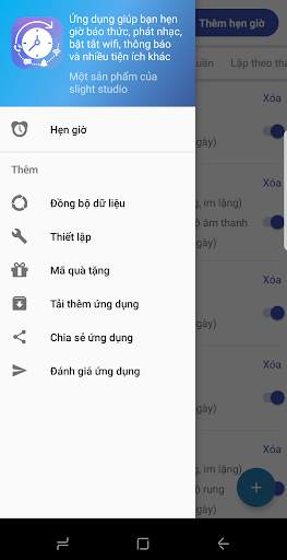 Hẹn giờ - Gọi, Nhắn tin, Wifi screenshot 6