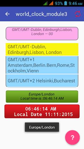 World Time Clock screenshot 5