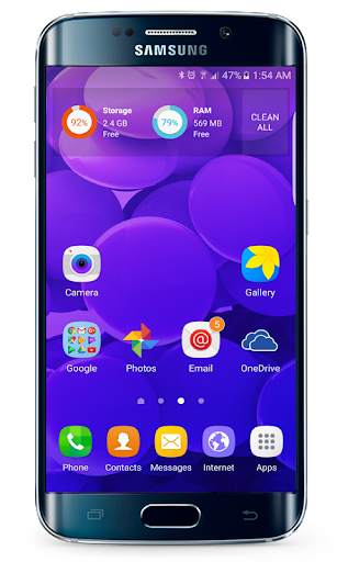 Galaxy S8 launcher theme screenshot 2