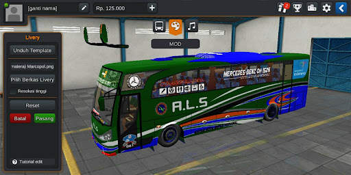 Trans Sumatra Bus Mod ALS screenshot 1