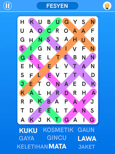 Cari perkataan: Word search screenshot 9