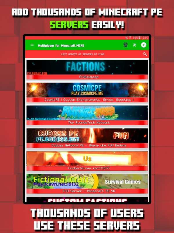 Multiplayer Servers for Minecraft Free screenshot 3