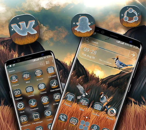 Sparrows Art Launcher Theme screenshot 5