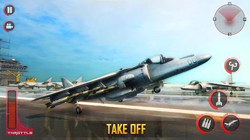Jet Fighter War Airplane Games screenshot 5