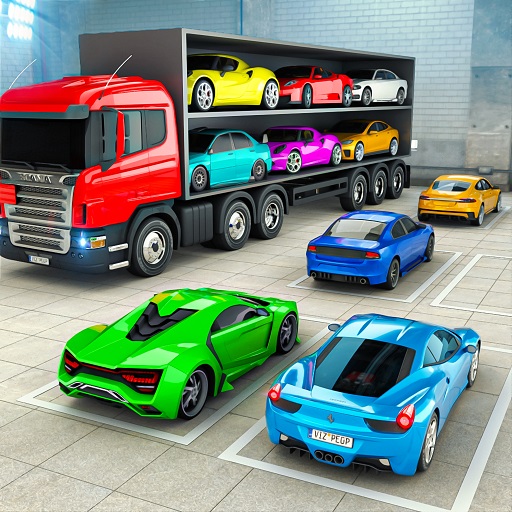 Offroad Transporter Car park icon