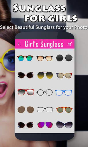 Girls Sunglass Photo Editor screenshot 1