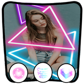 Neon Light Photo Editor icon