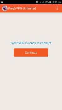 FreshVPN Unlimited Free Proxy скриншот 3