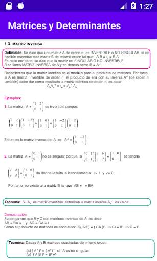 Matrices y Determinantes screenshot 6