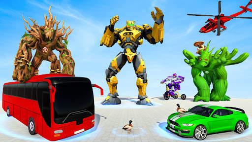 Bus Robot- Dragon Robot Game screenshot 1