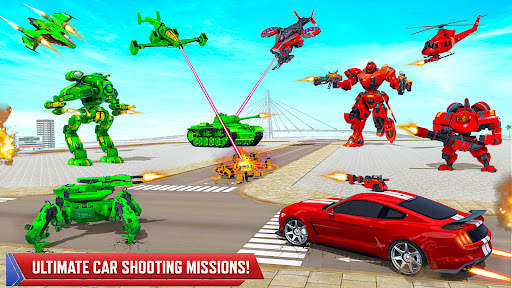 Police Truck - Robot Car Game screenshot 2