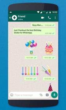 Birthday Stickers For Whatsapp screenshot 1