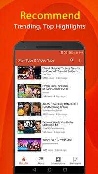 Play Tube Player - Video Tube Player 5 تصوير الشاشة