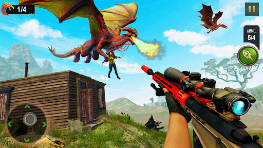 Flying Dragon Hunting Simulator Games screenshot 4