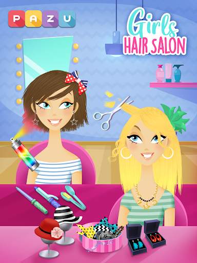 Girls Hair Salon - Hairstyle makeover kids games screenshot 6