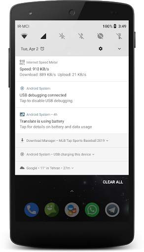 Internet Speed Meter : NetSpeed Indicator screenshot 4