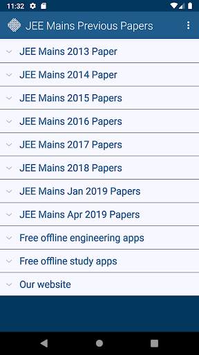 JEE Mains Previous Papers Free screenshot 1