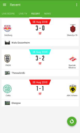 Soccer Score Live screenshot 2
