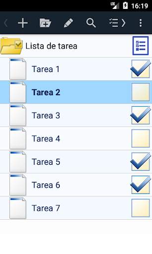 Cuaderno jerárquicos de notas screenshot 7