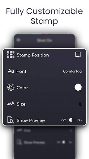 Shot On PRO - Add ShotOn Camera photo screenshot 4
