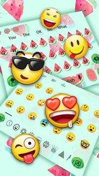Cute Watermelon keyboard स्क्रीनशॉट 3