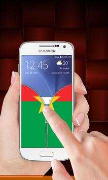 Burkina Faso flag zip Lock screenshot 4