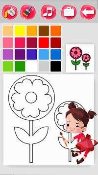 Flower Coloring Game screenshot 3