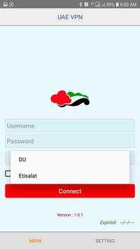 UAE VPN screenshot 1