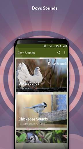 Dove Sounds 1 تصوير الشاشة