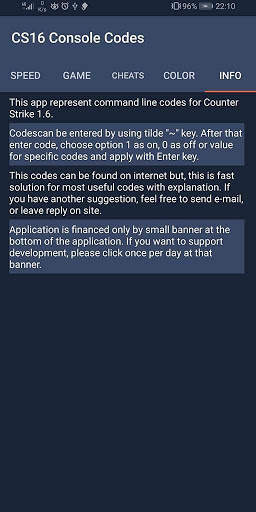 CS 1.6 Console Codes screenshot 3