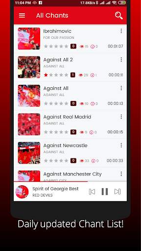 Live to Sing for Man United screenshot 2
