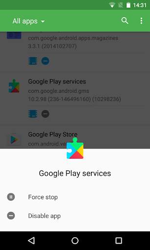 Disable Application [ROOT] screenshot 2