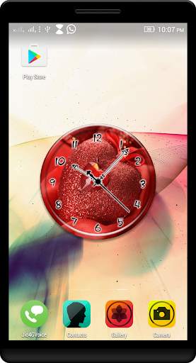 Diamond Heart Clock Live WP screenshot 2