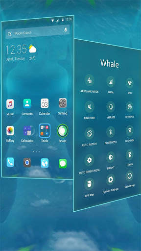 Whale APUS Launcher Theme screenshot 3