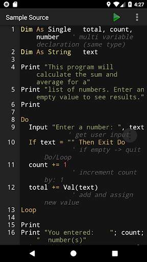 BASIC Programming Compiler screenshot 1