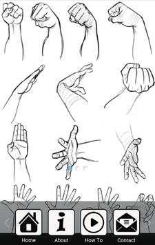 How to draw Hands скриншот 1