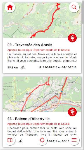 Cycling Savoie Mont Blanc screenshot 2