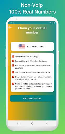 Virtual Number for WhatsApp screenshot 4