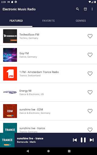 Electronic Music Radio 6 تصوير الشاشة