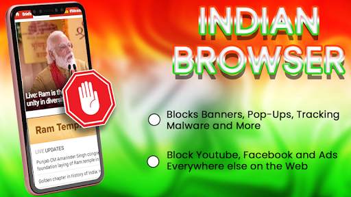 Indian Bwoser-Bharat Ka Browser - Made In India screenshot 3