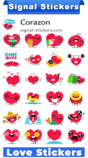 Signal Love Stickers screenshot 6