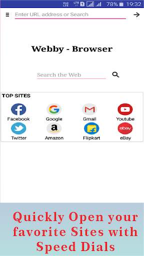 Webby Browser - Secure & Fast screenshot 4