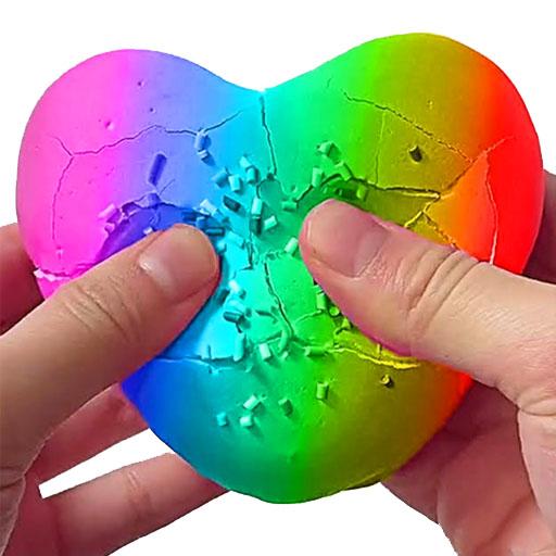 Slimes asmr. Make giochi diy. Slime maker. icon