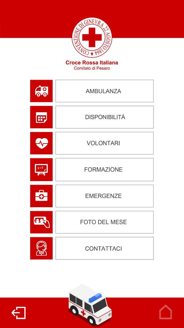 Volontari cri pesaro screenshot 2
