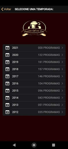 Programa Café com Leitte screenshot 3