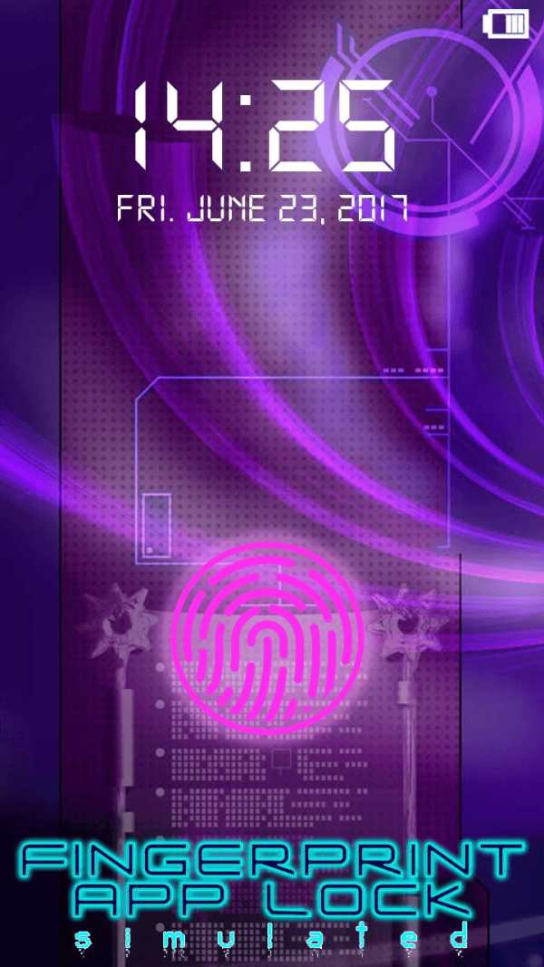 Fingerprint App Lock Simulated 4 تصوير الشاشة