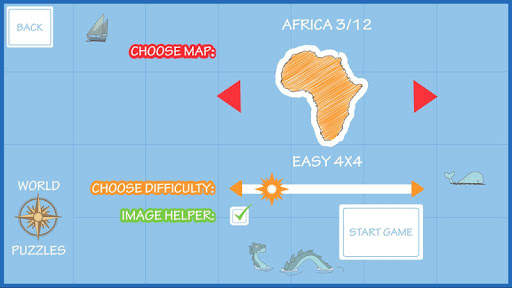 World Map Puzzle screenshot 6