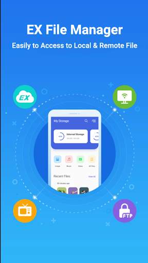 EZ File Explorer - File Manager Android, Clean screenshot 1