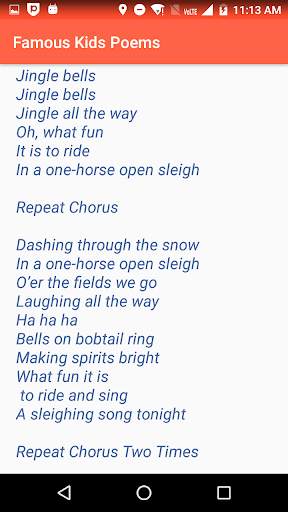 Famous kids poem screenshot 3